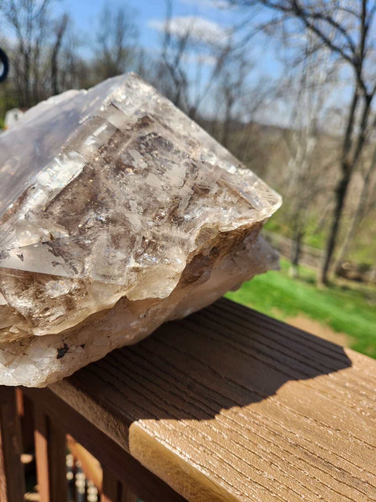 Massive Skeletal quartz scepter