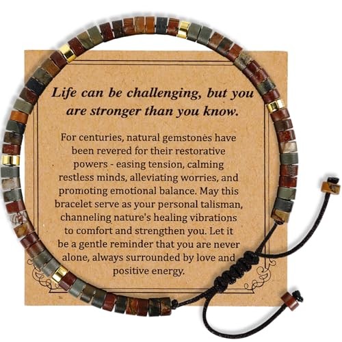 Inspirational Gifts Bracelets for Women Beaded Life can be challenging-Style A