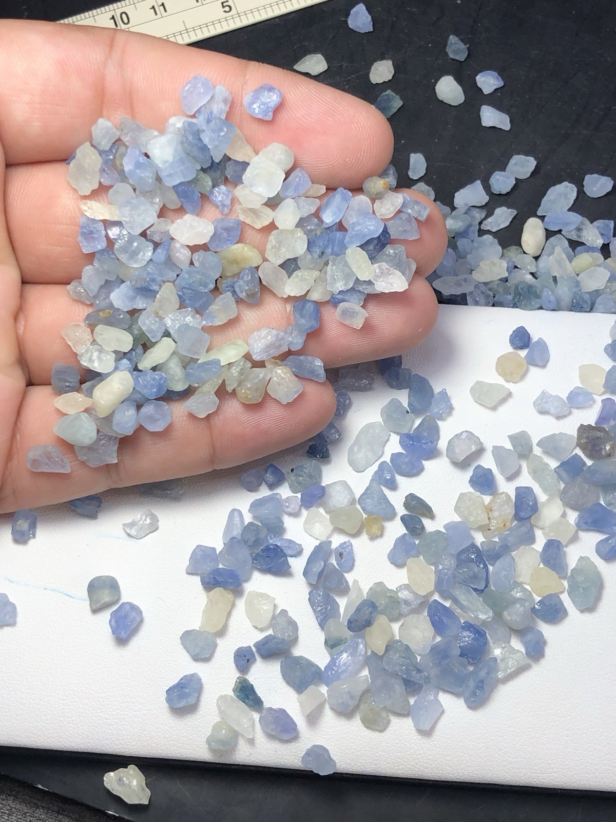 130 CRT / Natural Good Quality Blue Sapphire Small Size From Burma Mogok Mine,