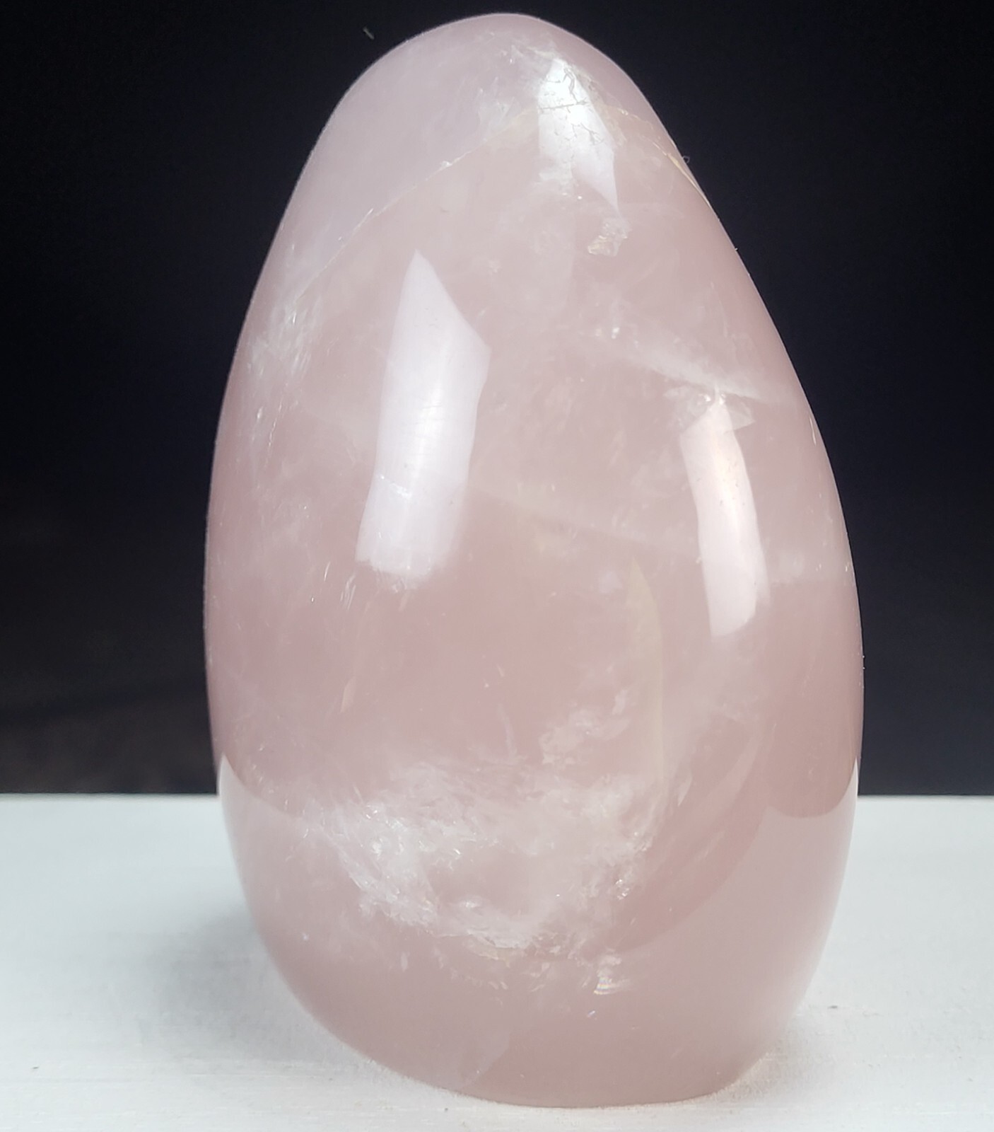 Rose Quartz Freeform Free Form Large Big Huge Tall Crystal Chakra Gemstone Nice!