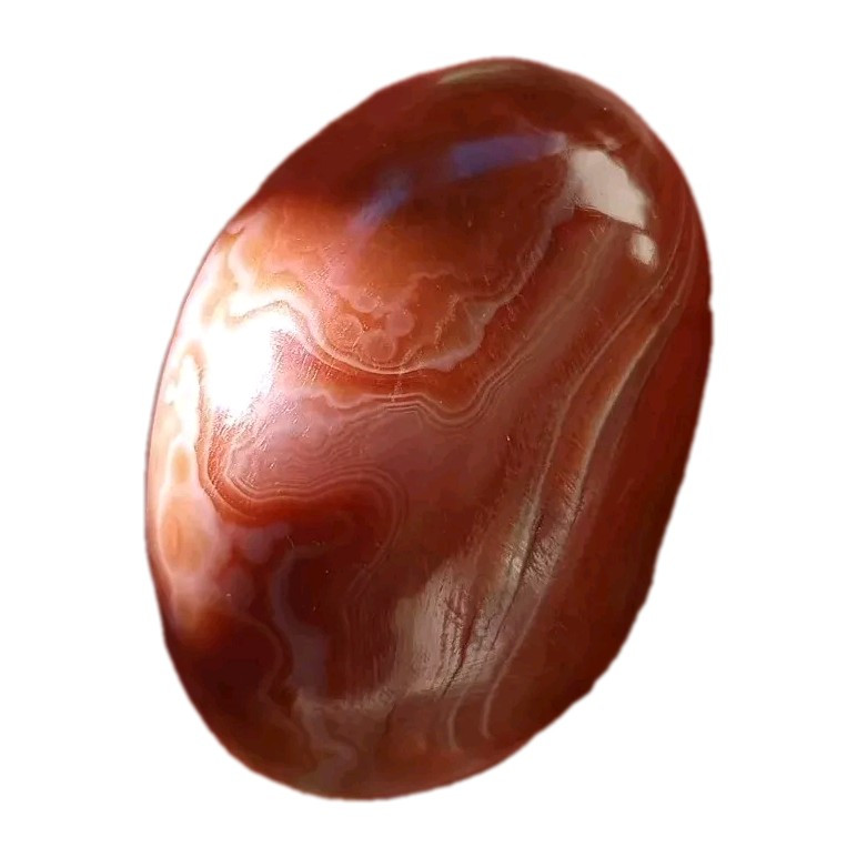 4.5oz Lake Superior Agate, Hand Carved and Polished *Top Quality*