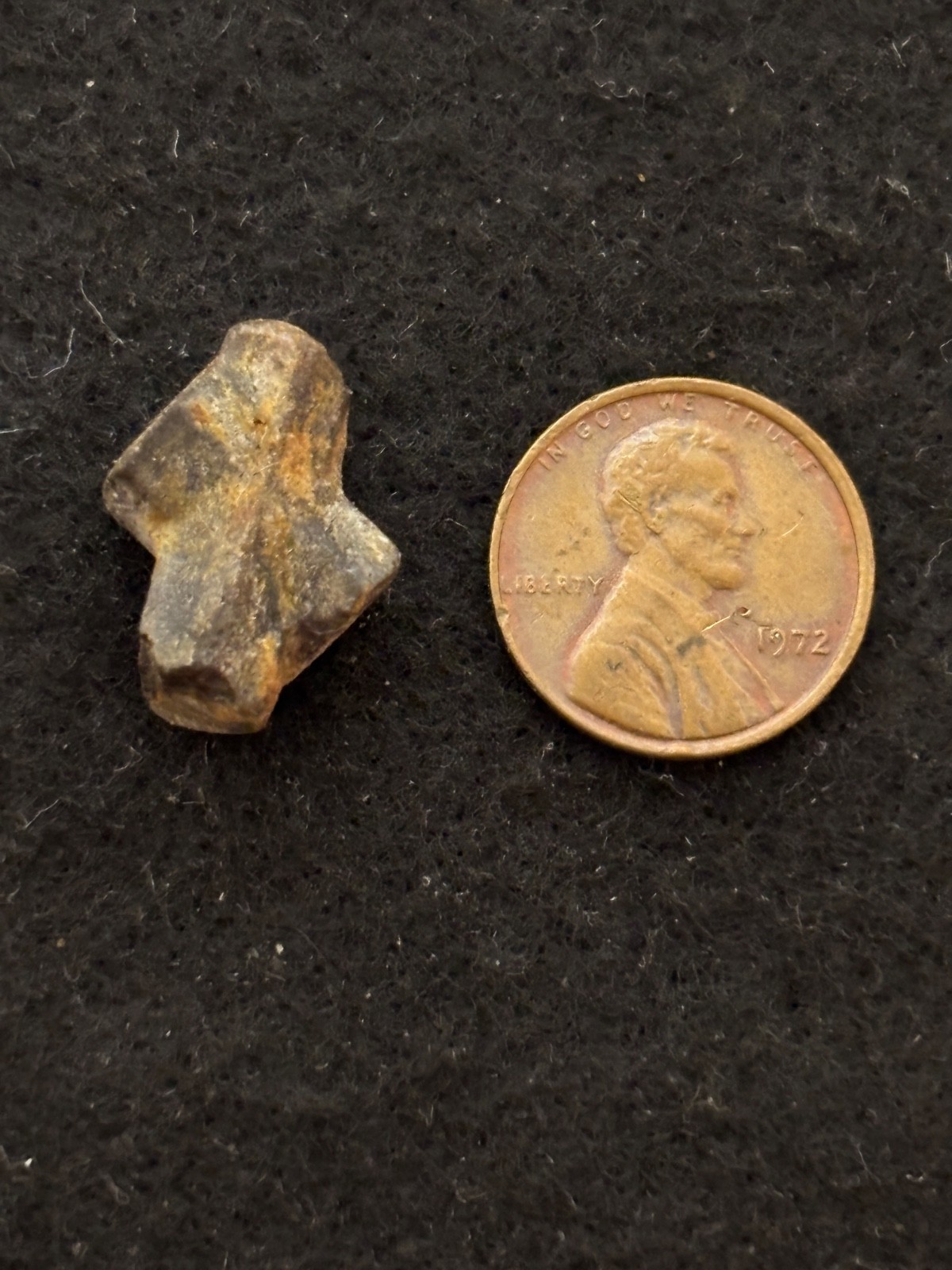 12 Natural Staurolite Fairy Cross Crystals Fannin County Georgia Mineral Lot