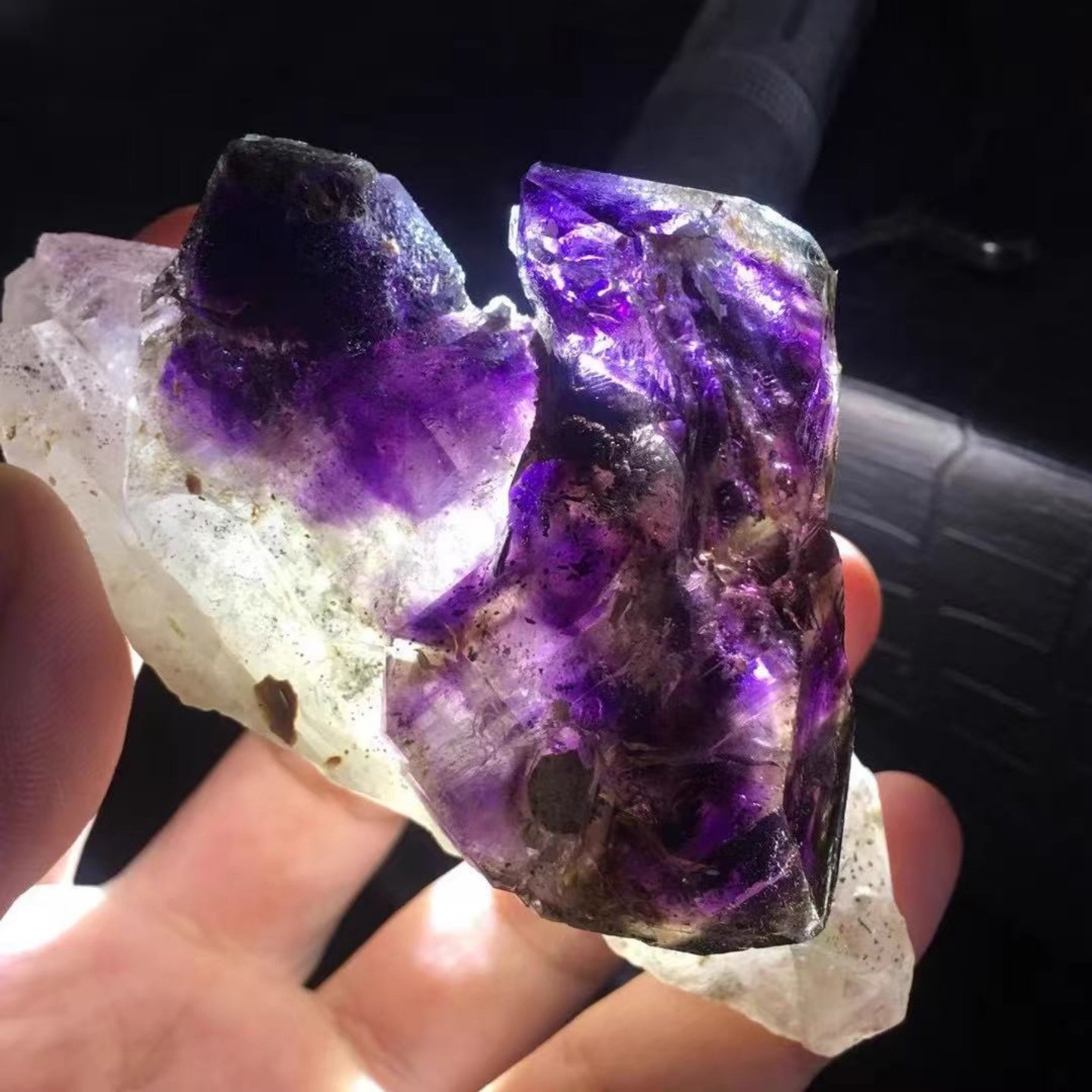 237g natural amethyst Melody stone *7*psychic abilities spiritual elevation
