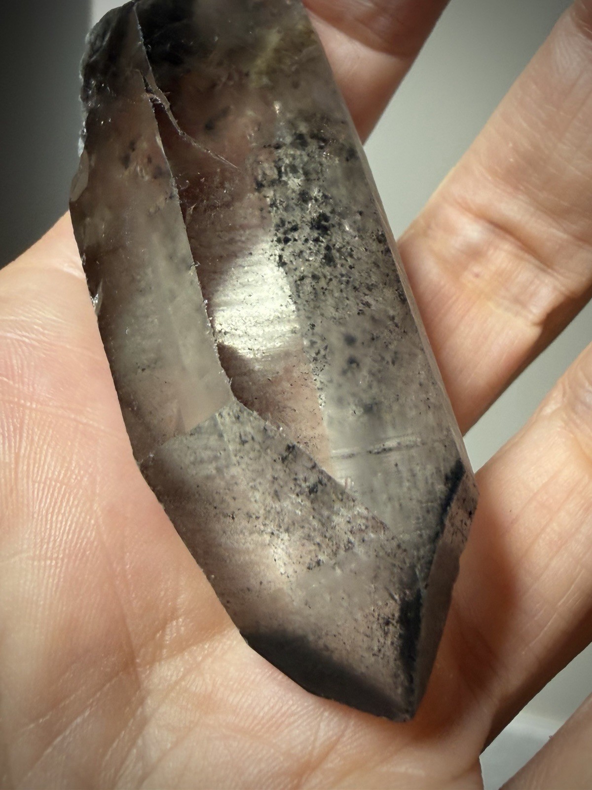 Phantom Quartz Crystal Lemurian Quartz Brazil Inclusion Quartz Phantom Inclusion