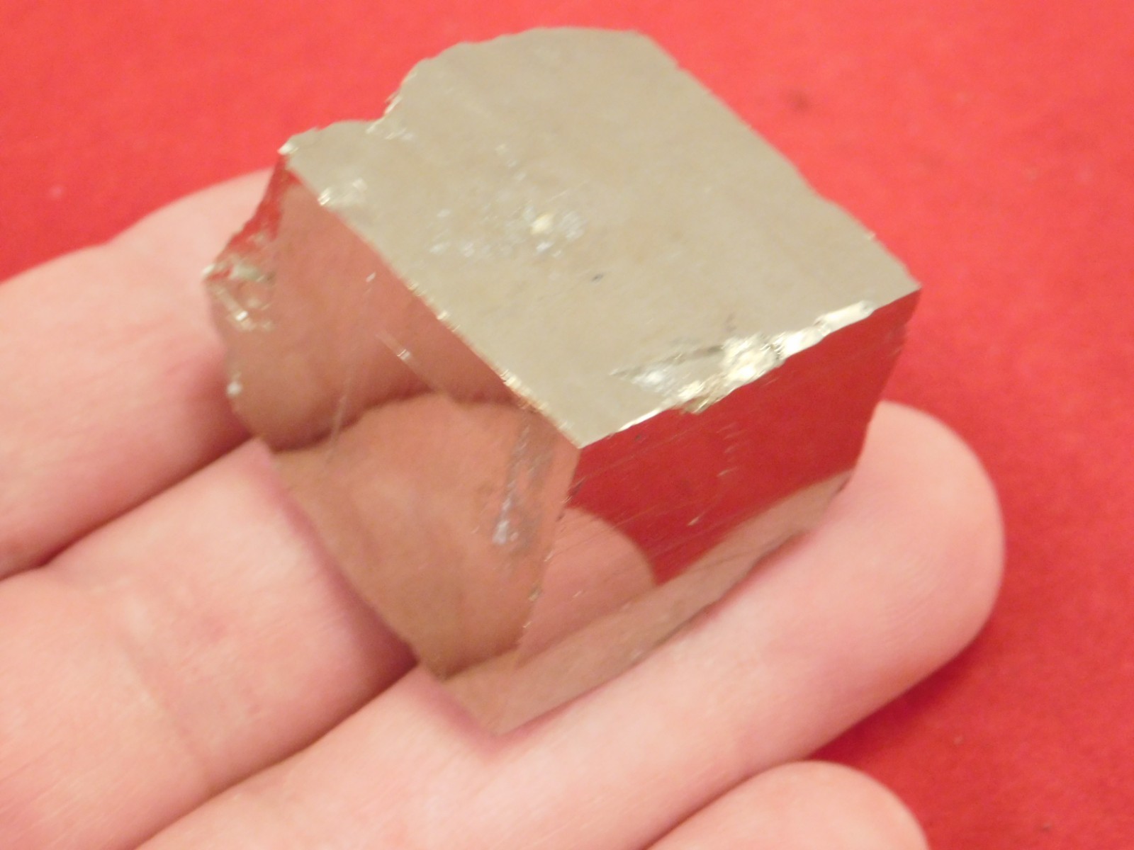 Pyrite CUBE 100% Natural Huanzala Mine Peru 101gr