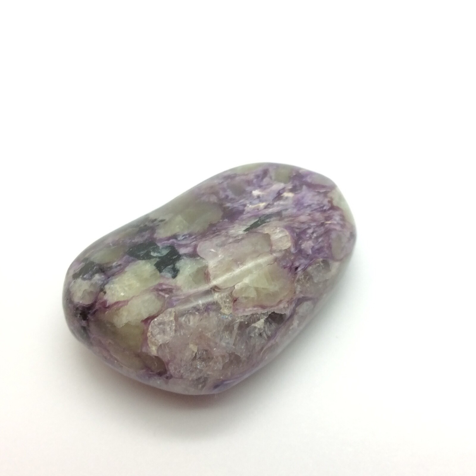 Charoite Pebble Purple Gem Stone Polished River Specimen Siberia #5
