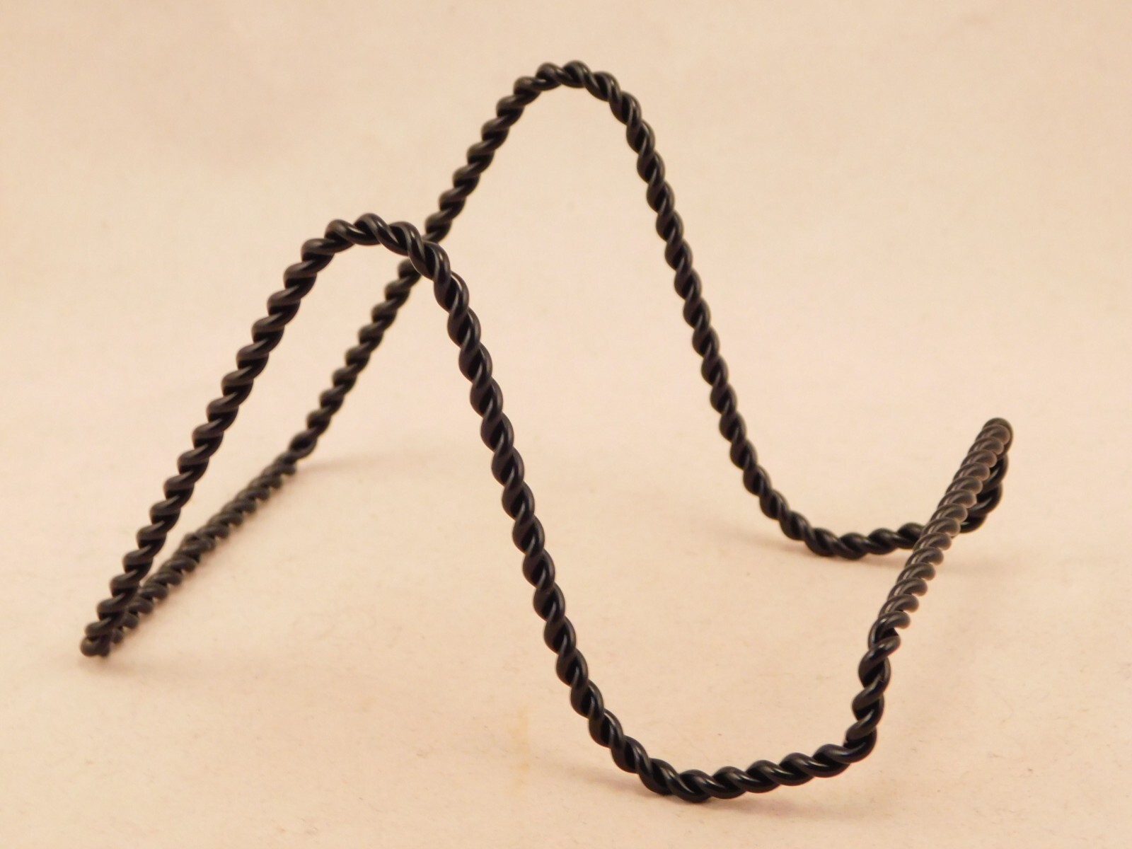 Easel Display Stand Black Metal SMALL Size TWIST Design