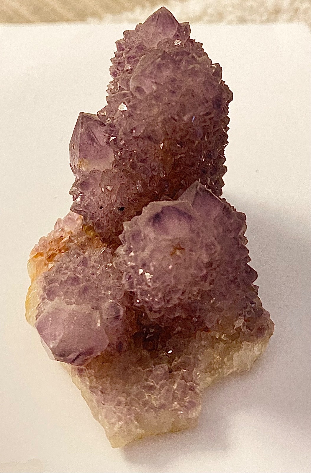 Spirit Quartz Fairy Cactus Quartz Amethyst Cluster South Africa 3.49 oz