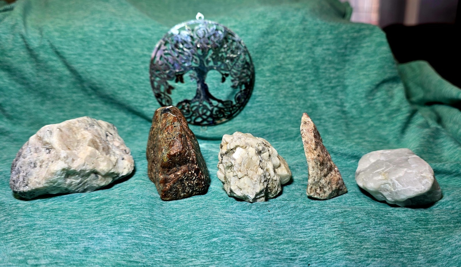RARE KENTUCKY MINERAL SPECIMEN ROCK CRYSTAL LOT OF 5 CALCITE QUARTZ MICA GARNET