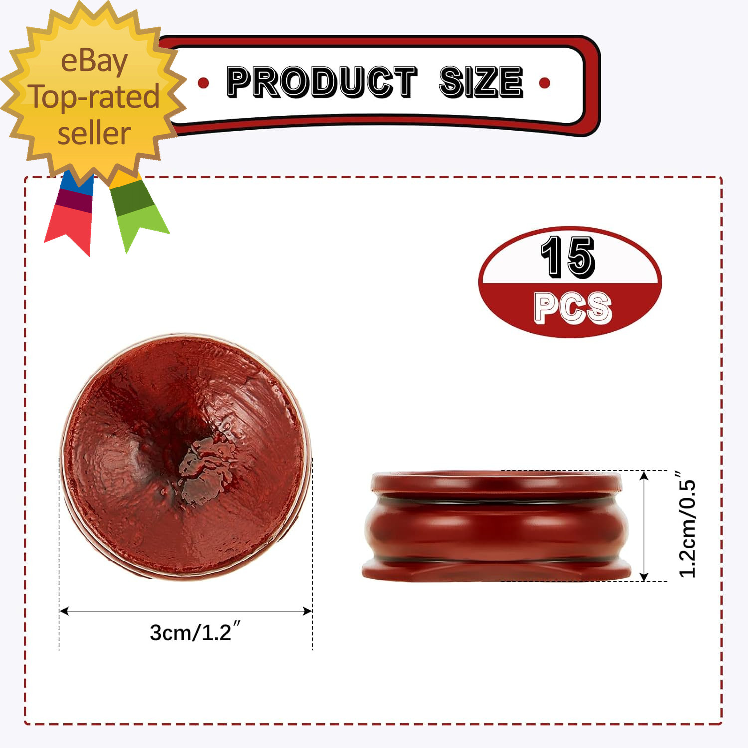 15 Pcs Sphere Stands for Display Crystal Crystal Holder Wood Egg Ball Stand