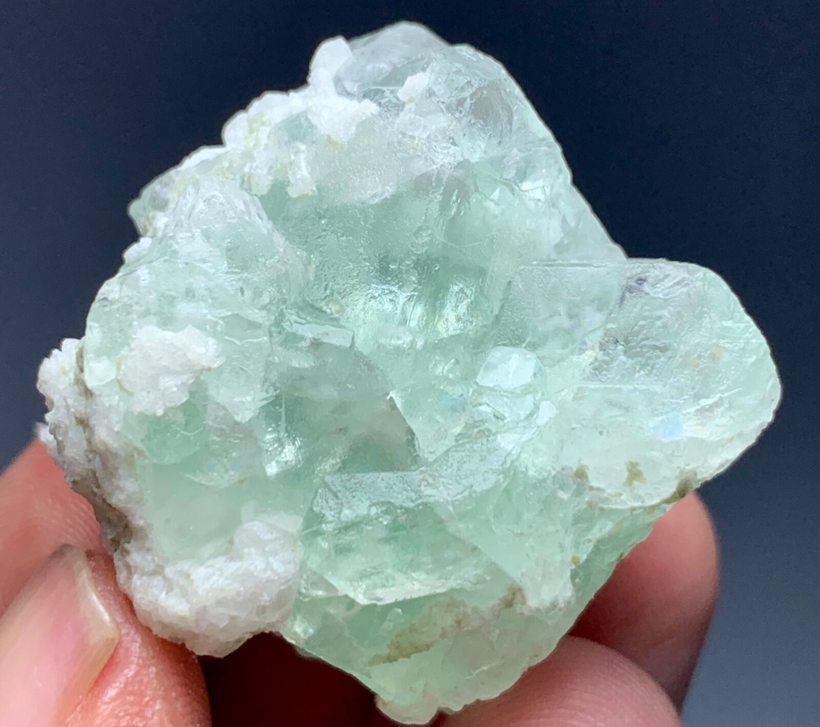 176 Cts Natural Fluorite Crystal Specimen from Pakistan.