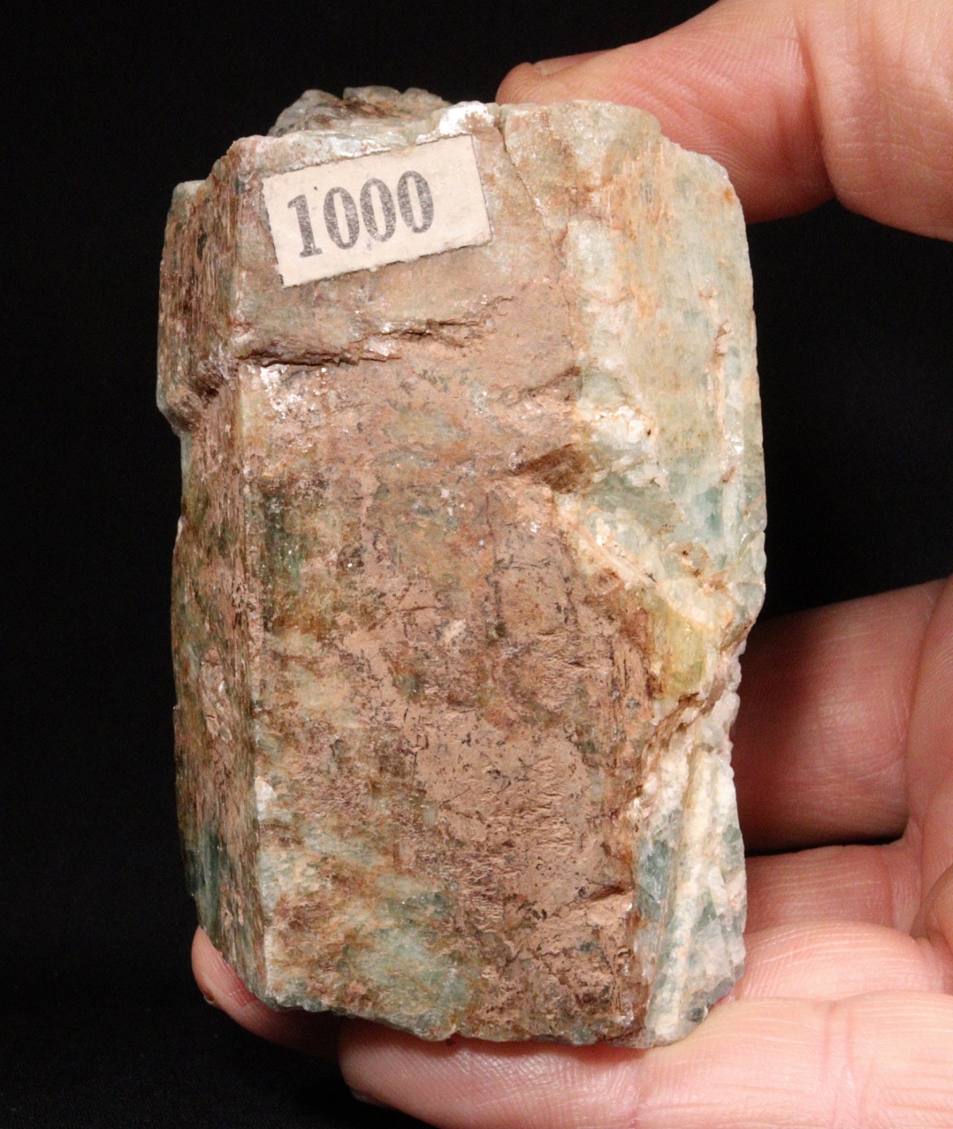 8.2 cm Beryl Hexagonal Crystal from New Haven County, Connecticut – 320 grams