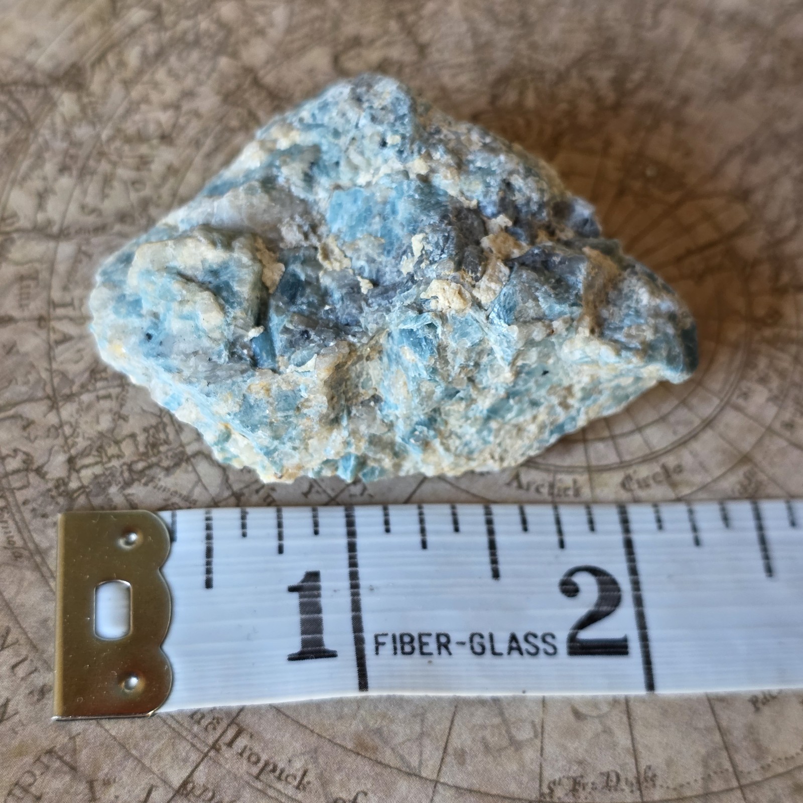 Kyanite Ore Specimen, Bluebird Mine, CA, Raw Stone, Natural Blue Rock Sample