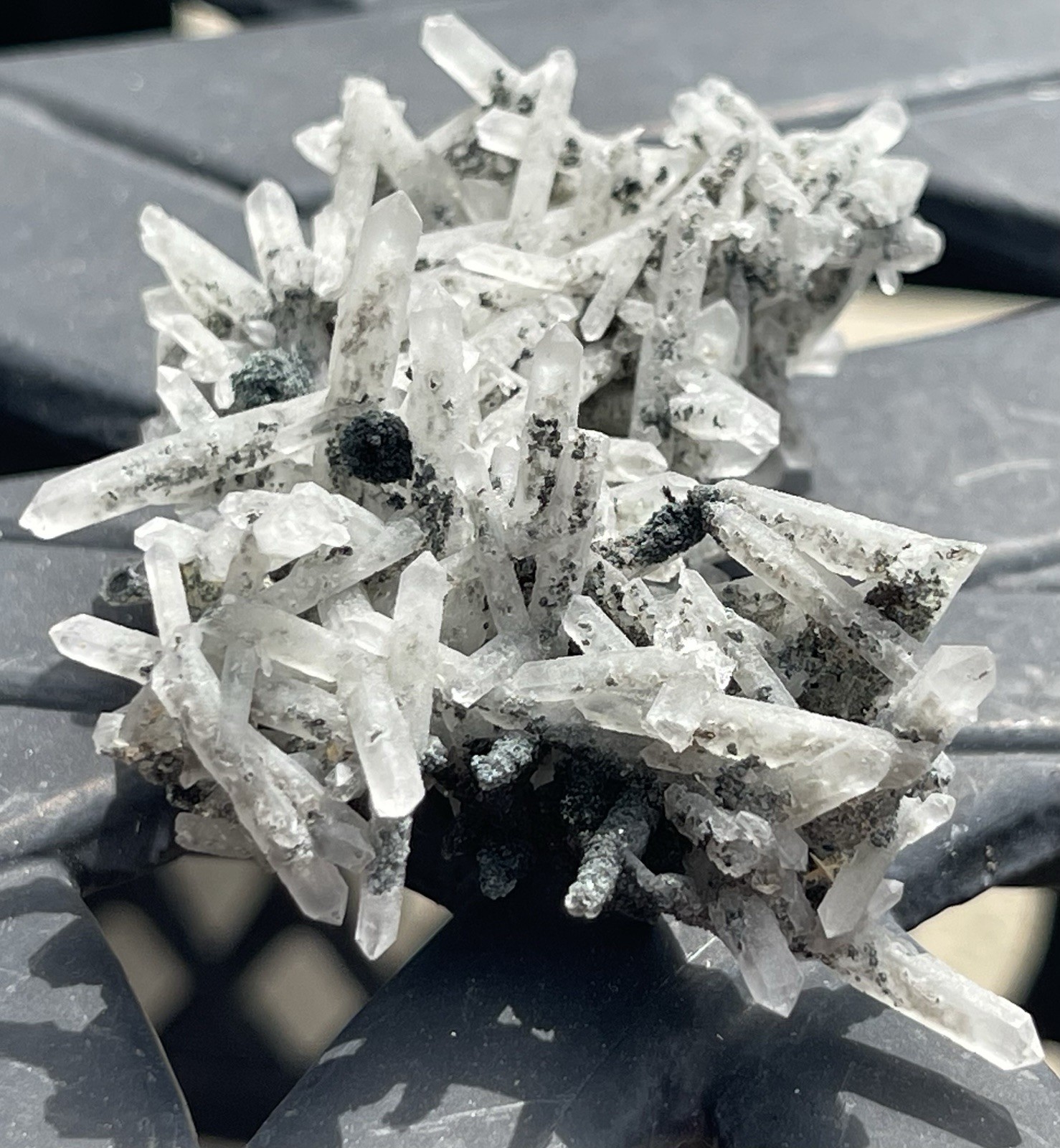Quartz Crystals 32.23 Grams L 2 3/8” X W 1 43/64” X H 1 3/32” Afghanistan