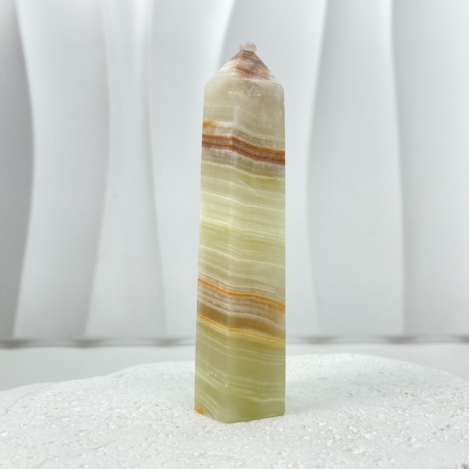Natural afghan jade tower Quartz Crystal geode decoration