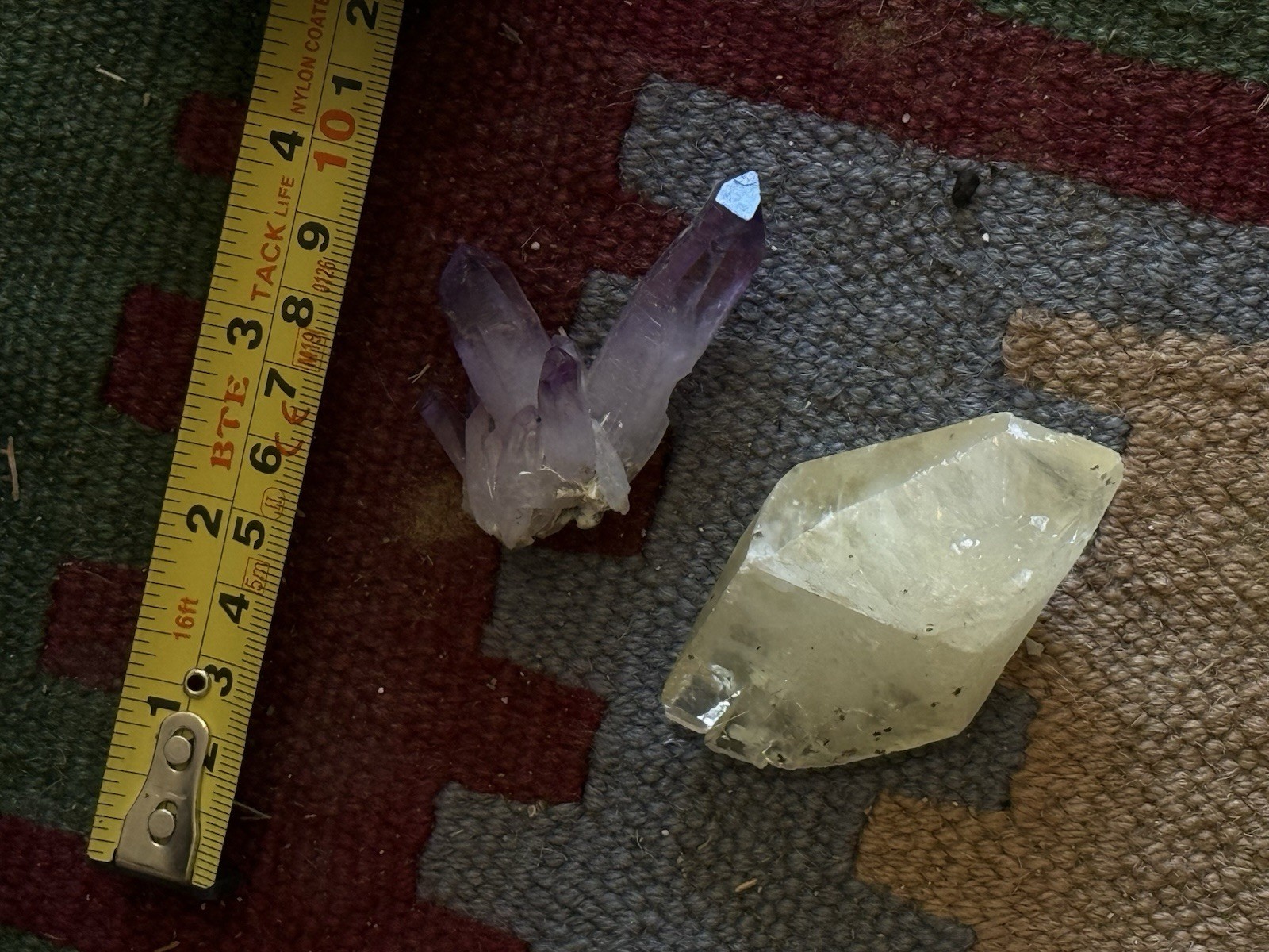 Raw Citrine & One Small VeraCruz Amethyst