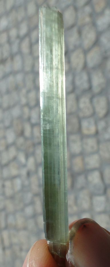 2-3/8″ Unique Green Color – Gem TOURMALINE – DRAVITE – Mwajanga, Tanzania !