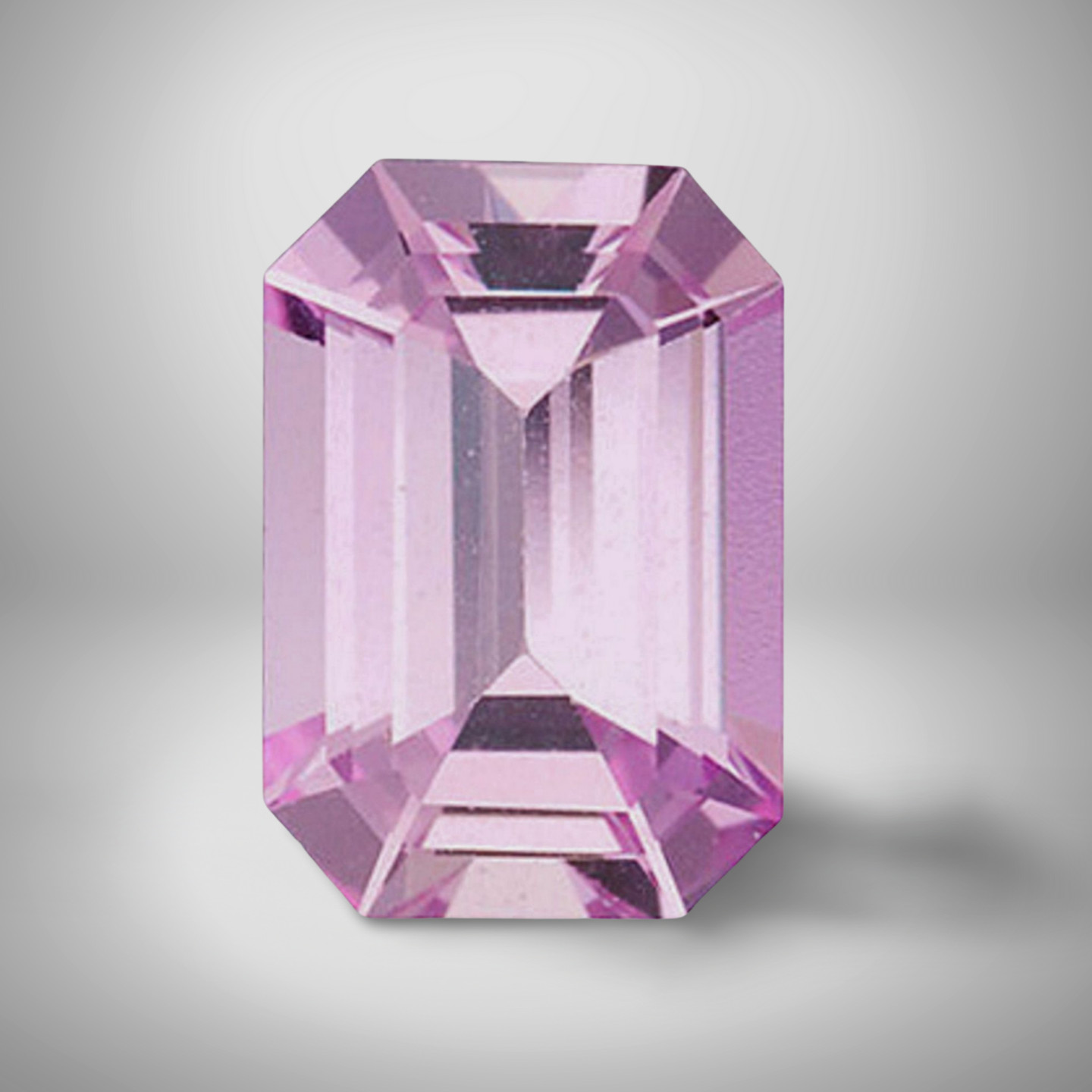 Pink Sapphire Emerald Cut Gemstone 1.20 Cts – 8×6 mm Lustrous Loose Gem