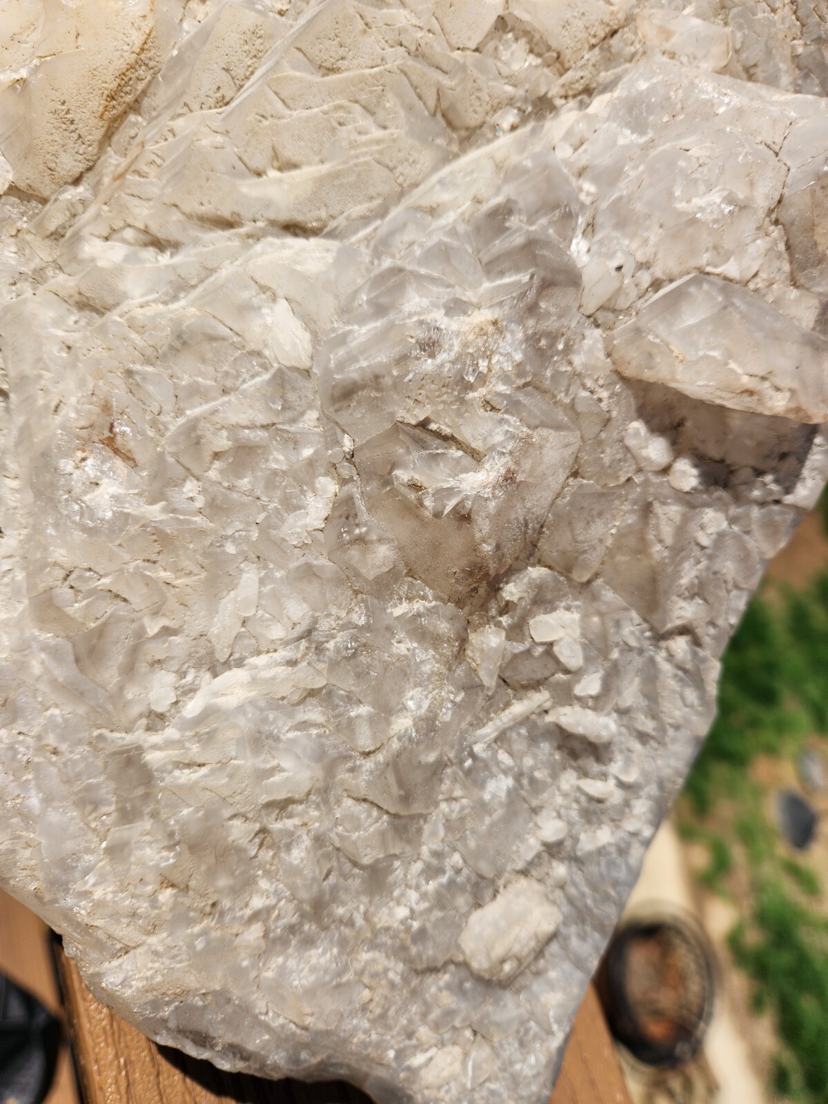 Massive Skeletal quartz scepter