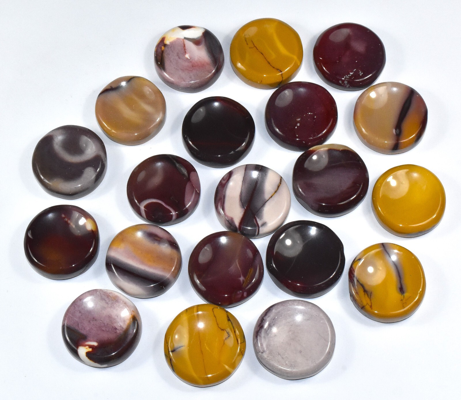 36mm Multicolor Mookaite Jasper Mineral Stand for Sphere Egg Australia 1,2,5PCs