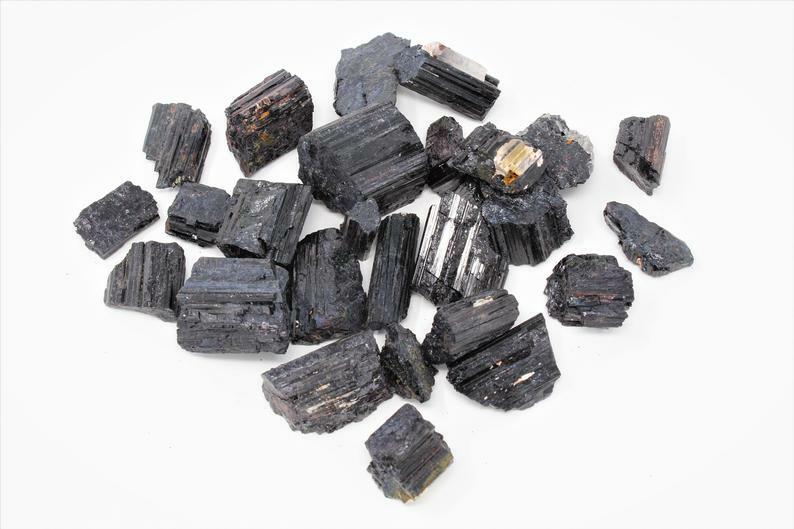 Raw Black Tourmaline, A Grade Quality, Natural Healing Crystals