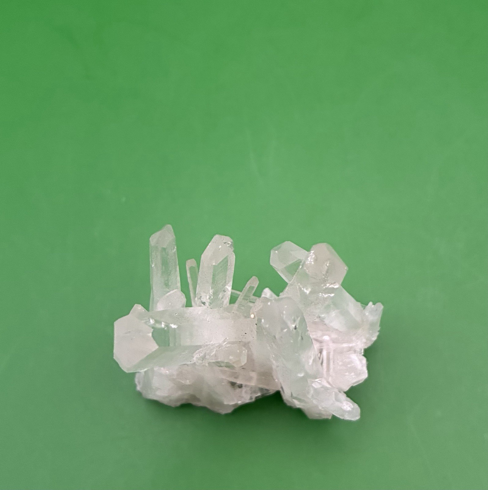 Clear Quartz Crystal Fine Needle Points 2.25″ x 2.5″ x 2.25″ Tall Magical
