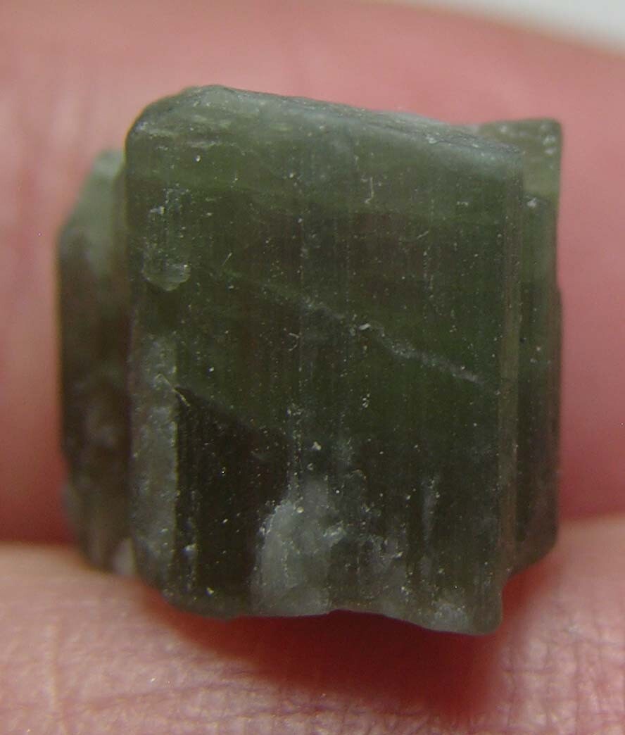 8.50ct Afghan 100% Natural Raw Watermelon Tourmaline Crystal Specimen 1.65g 11mm
