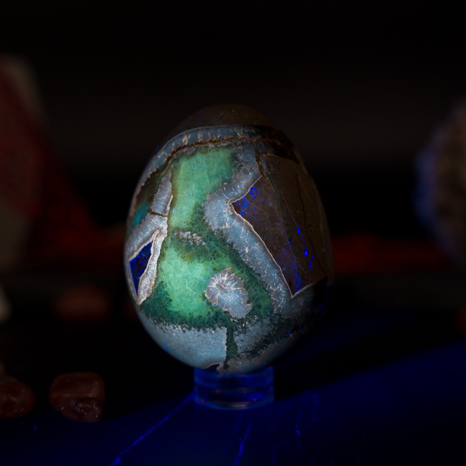 Septarian Egg Crystal Decor Spiritual Protection Gift Dragon Stone Dinosaur Egg
