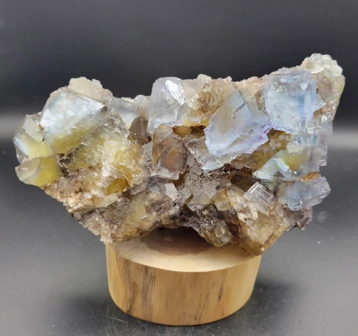 Blue Ice Large Illinois Fluorite Minerva No.1 Mine