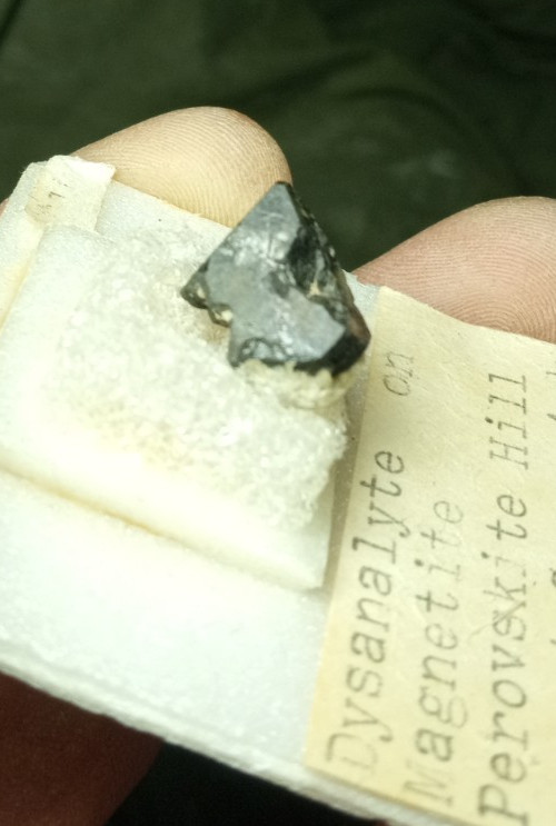 Old Collection Dysanalyte on Magnetite Magnet Cove Arkansas Perovskite Hill