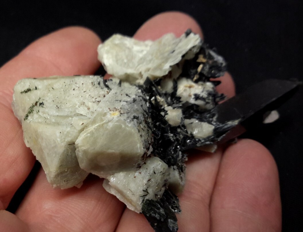 2″ AEGIRINE on MICROCLINE from Zomba, Malawi