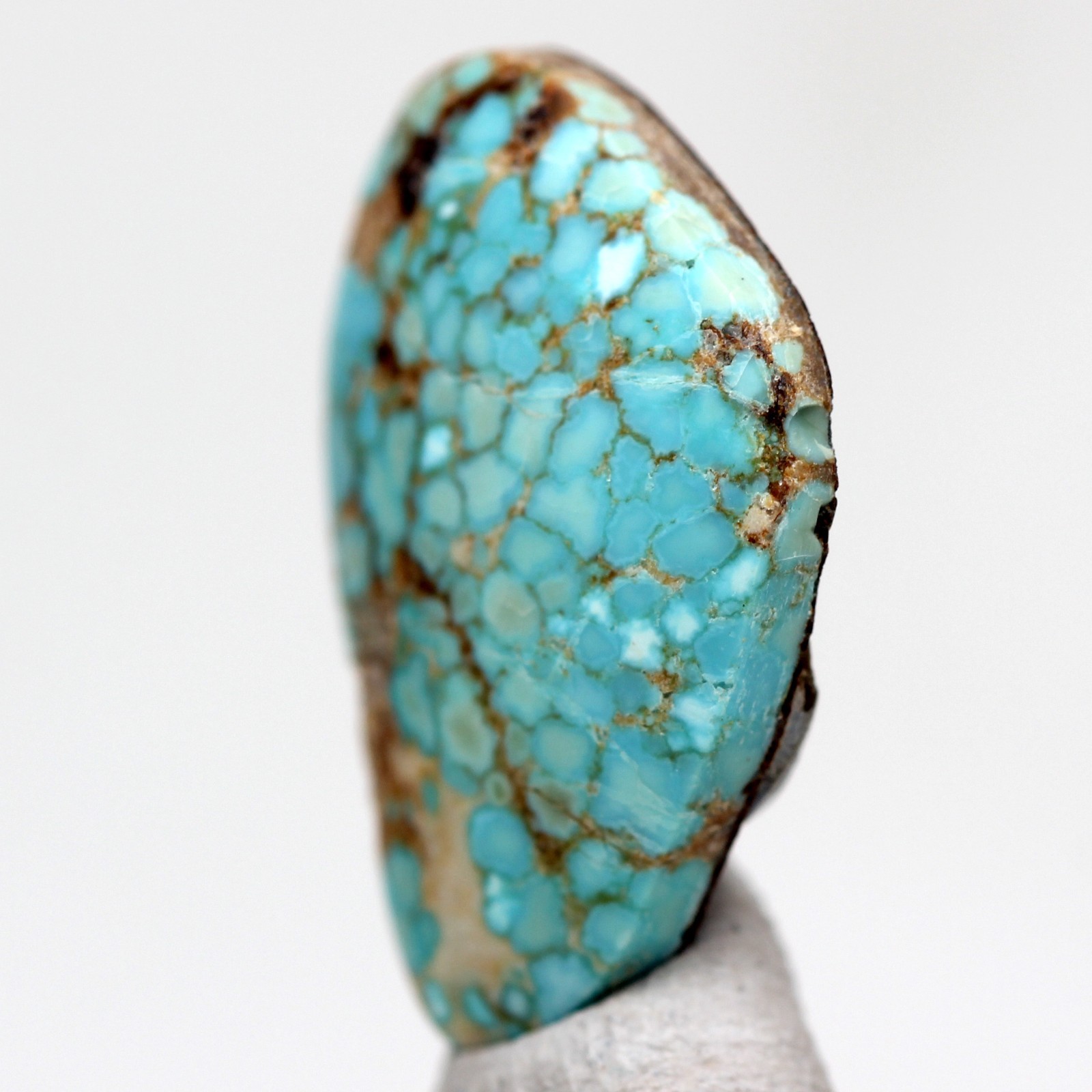 TURQUOISE Specimen Authentic Gemstone Cabochon Jewelry NUMBER 8 MINE ARIZONA