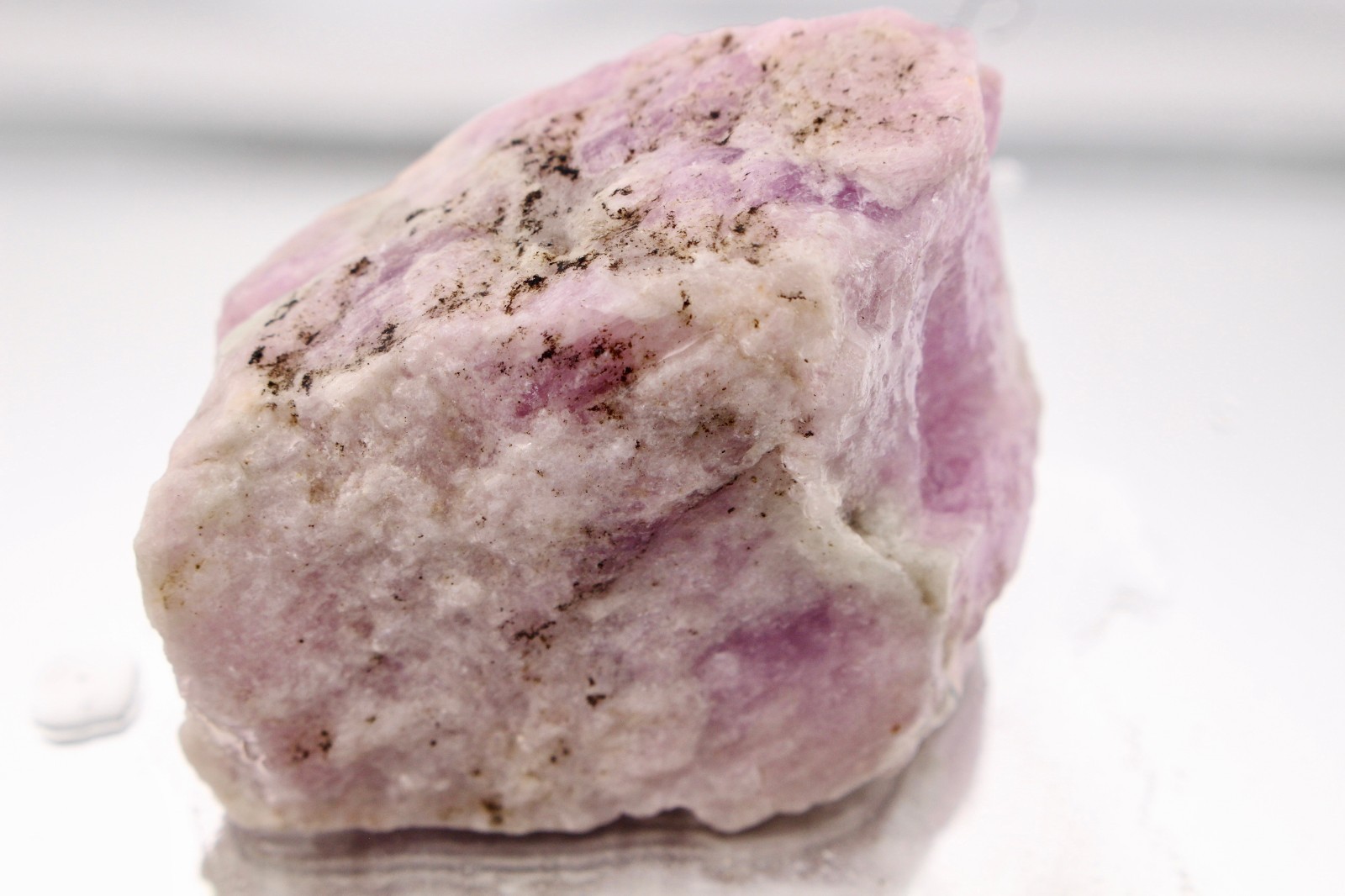 4oz UV ACTIVE Kunzite Nigeria Purple Lilac Raw Natural Rough Crystal Mineral
