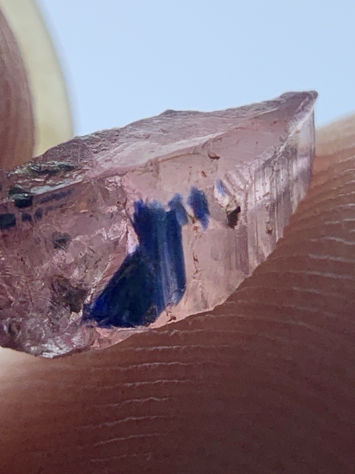 1.46 Crts Extremely Rare Stunning Facet Grade Pink & Blue Winza Sapphire @winza