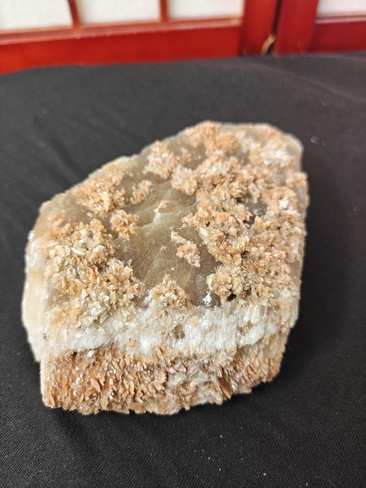 Natural Satin Spar Gypsum “Selenite” Rough Crystal Specimen 1 lb 4.7 oz Raw Mine