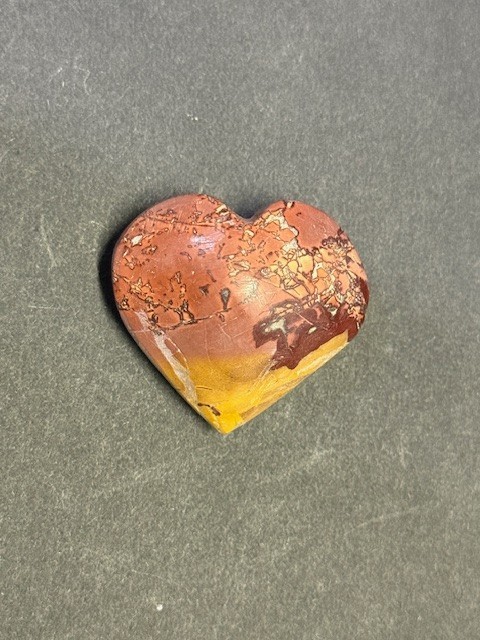RARE & BEAUTIFUL: 1 5/8 ” MOOKAITE JASPER,MOROCCO.BOTH SIDES NICE!