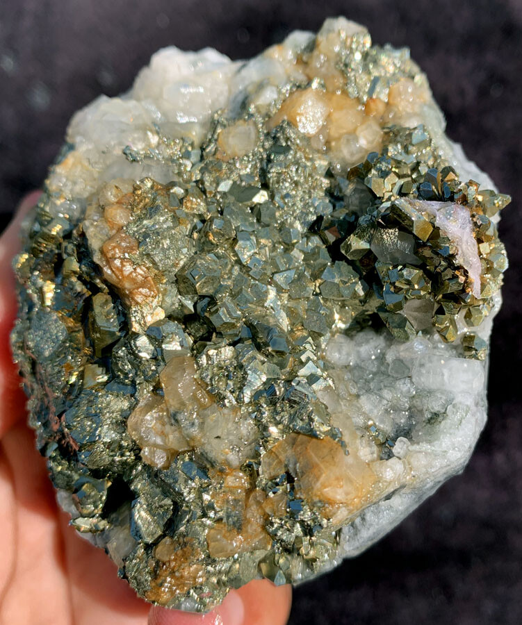 300g Rare&Raw Natural Iron Pyrite Cube Nugget Native Rough Specimen Peru ip1609