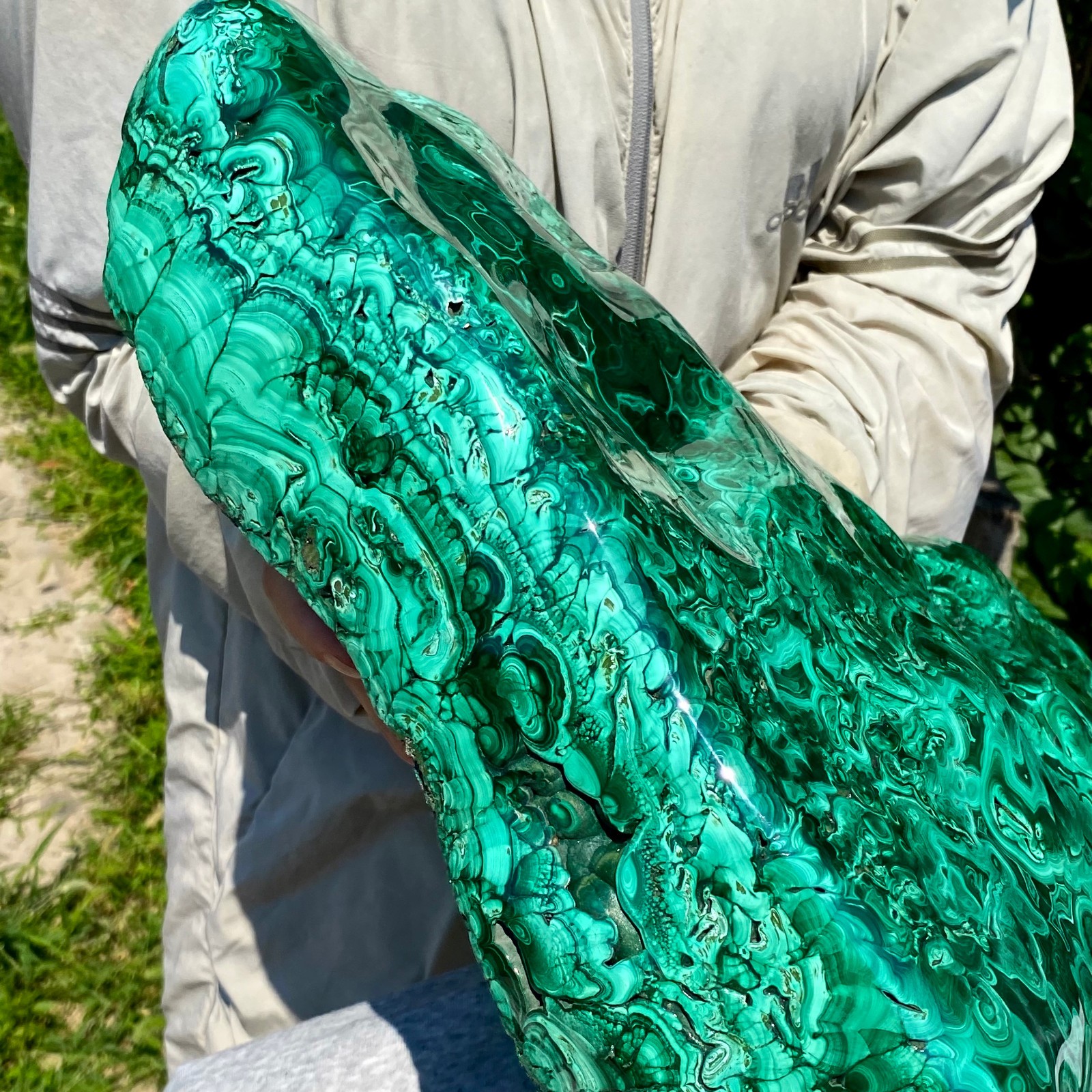65.91LB TOP Natural Malachite crystal quartz Mineral specimen Reiki gem