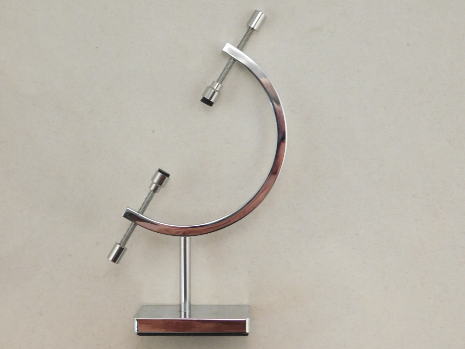 Display Stand CALIPER Type Adjustable Chrome Medium Size