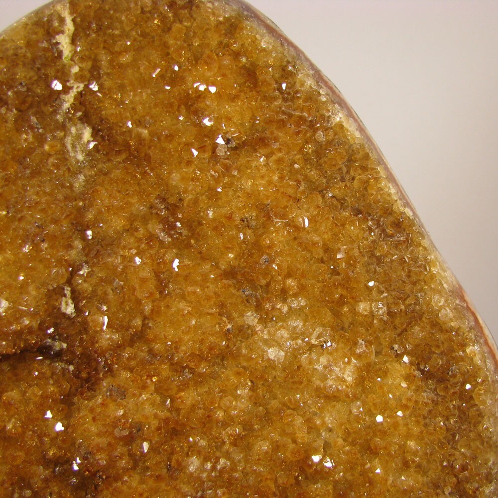 5.7″ Polished CITRINE Crystals Cluster Freeform Standup – Brazil – 4 lbs.