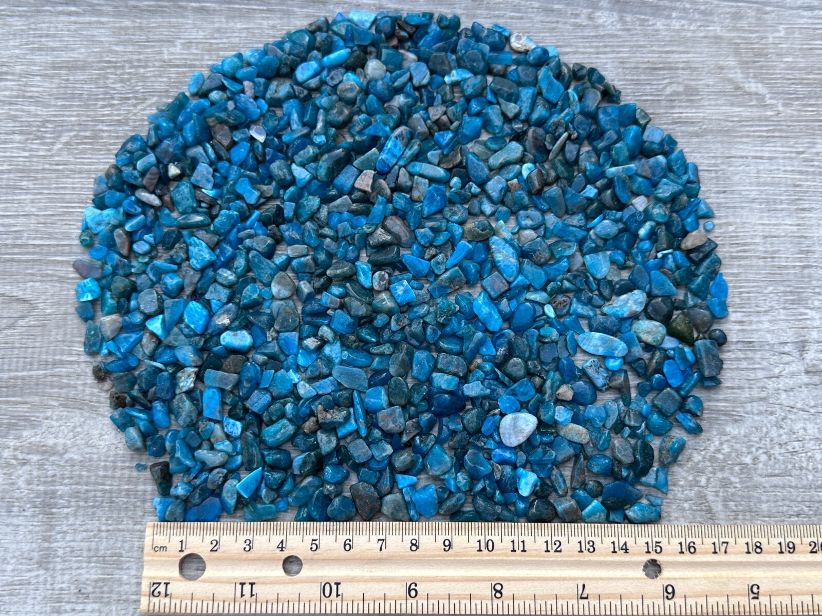 Grade A++ Apatite Semi Tumbled Gemstone Mini Chips 4 – 8 mm, Wholesale Bulk Lot