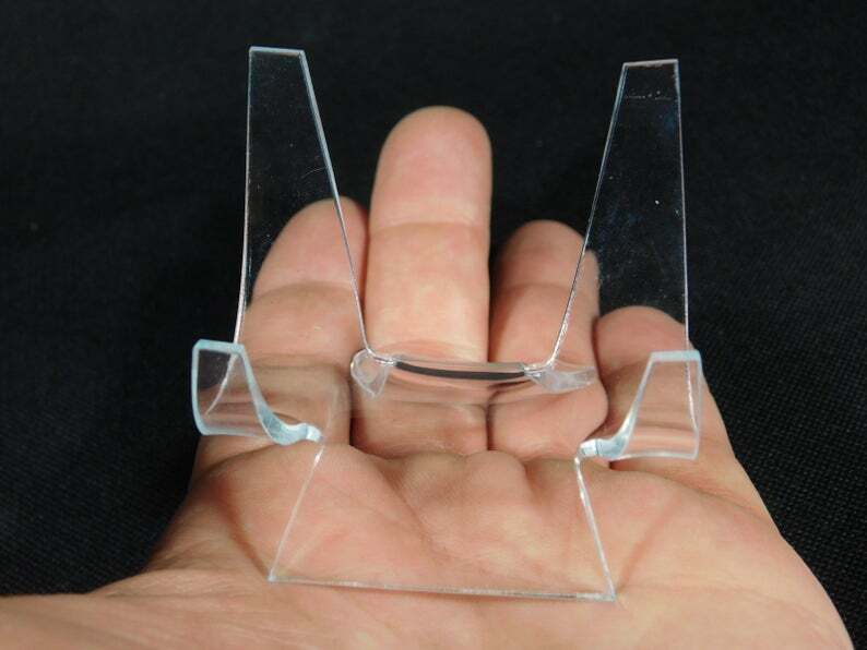 Easel Display Stand Small Size Clear Lucite