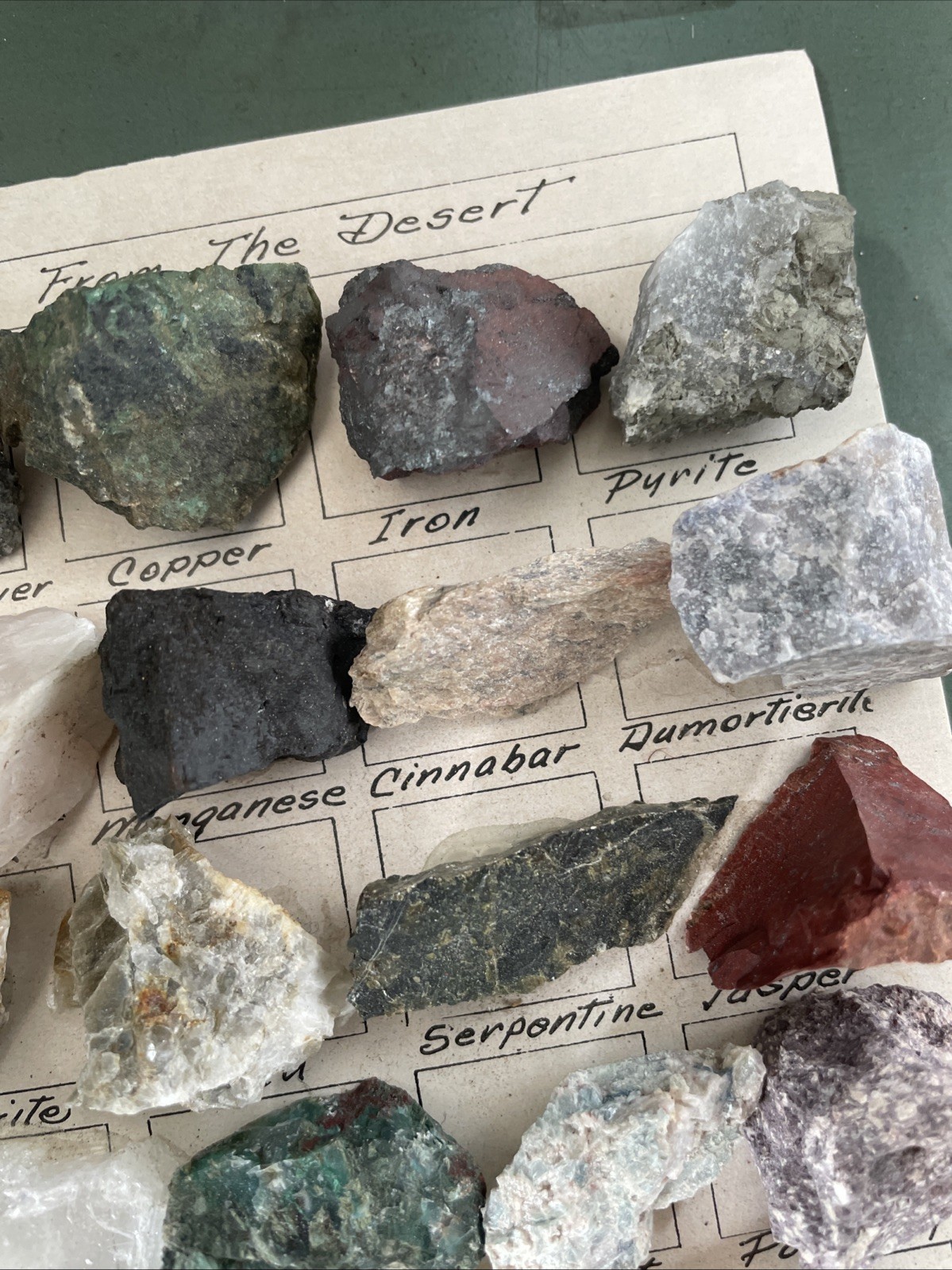 VTG Mineral Specimens from the Desert & Mines 35 Samples Humble Minerals No Box