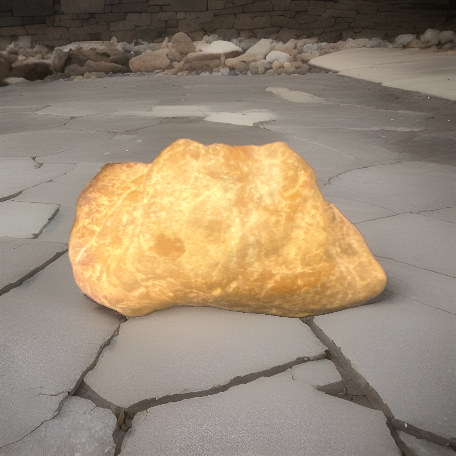 Gold ore Specimen , As Pictured resembles large gold nugget . 3 inches by 1 1/2