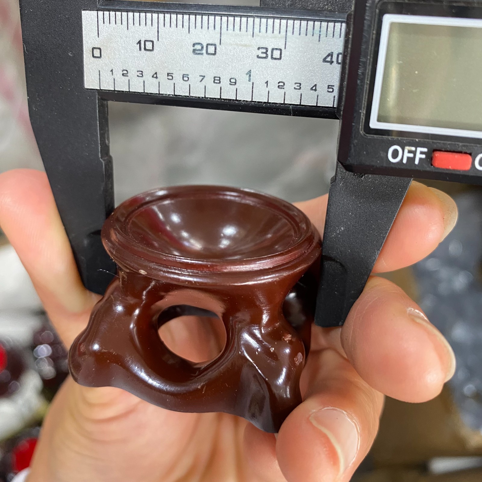 5pcs Wood Display Stand Crystal Ball Sphere Globe Stone Holder
