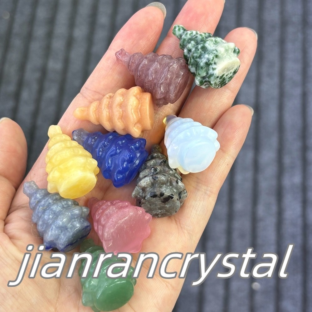 50pcs MIX Natural Quartz Crystal Christmas Tree Skulls Carved Skull Wholesale