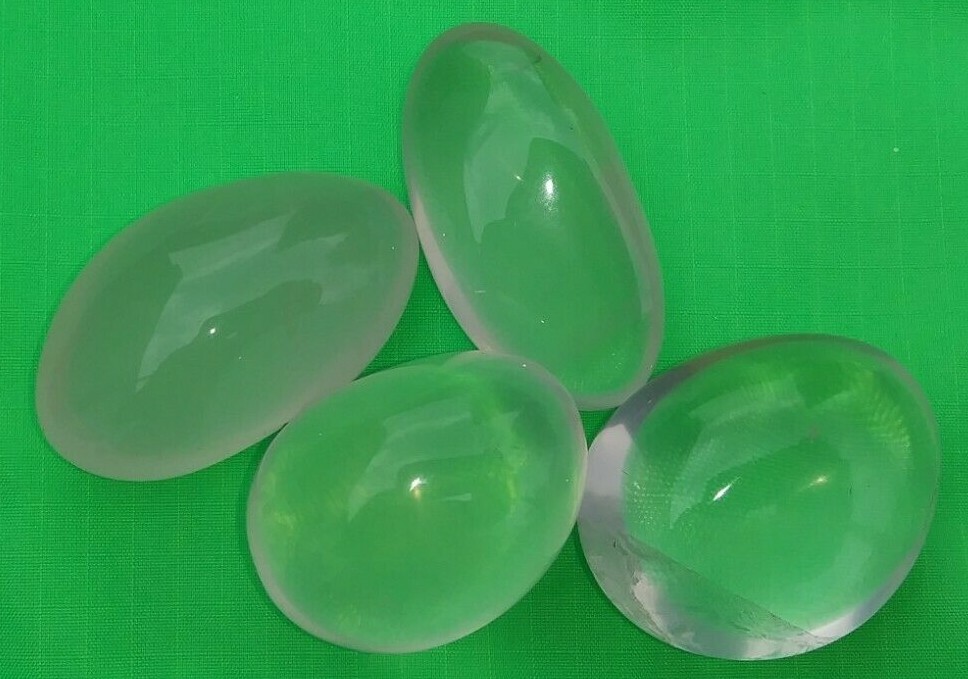 1 Polished Girasol Quartz Gallet 1-1/4″ -1-5/8″ Very Good – A Grade Madagascar