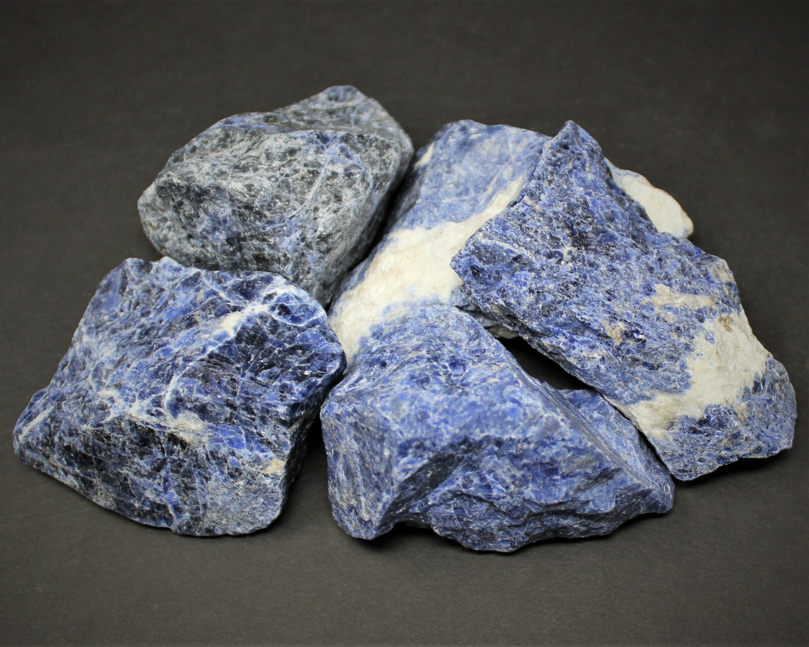 LARGE Rough Sodalite Chunks, 2 – 3″ (Raw Sodalite, ‘A’ Grade Jumbo Crystal)