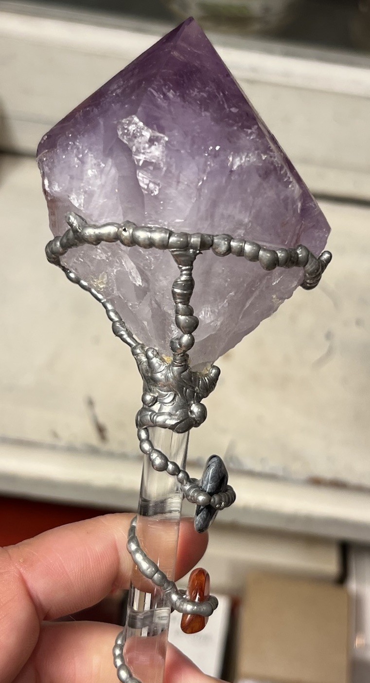 Crystal & Gemstone Chakra Energy Balancing Healing Magic Witch Wand