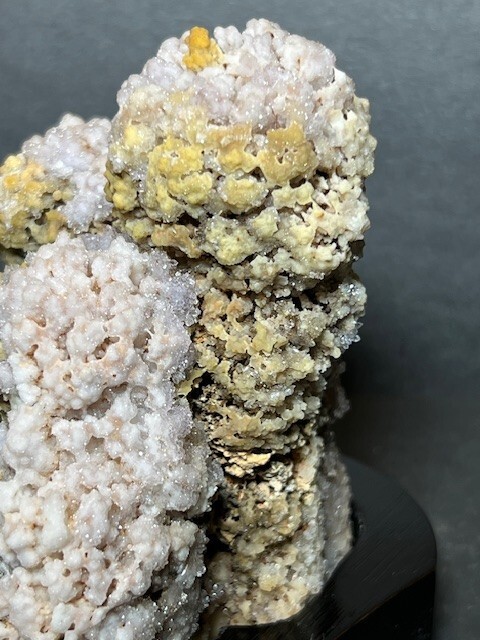 RARE BEAUTIFUL UNIQUE 3 7/16 ” DRUZY AMETHYST STALACTITE FORMATION, URUGUAY